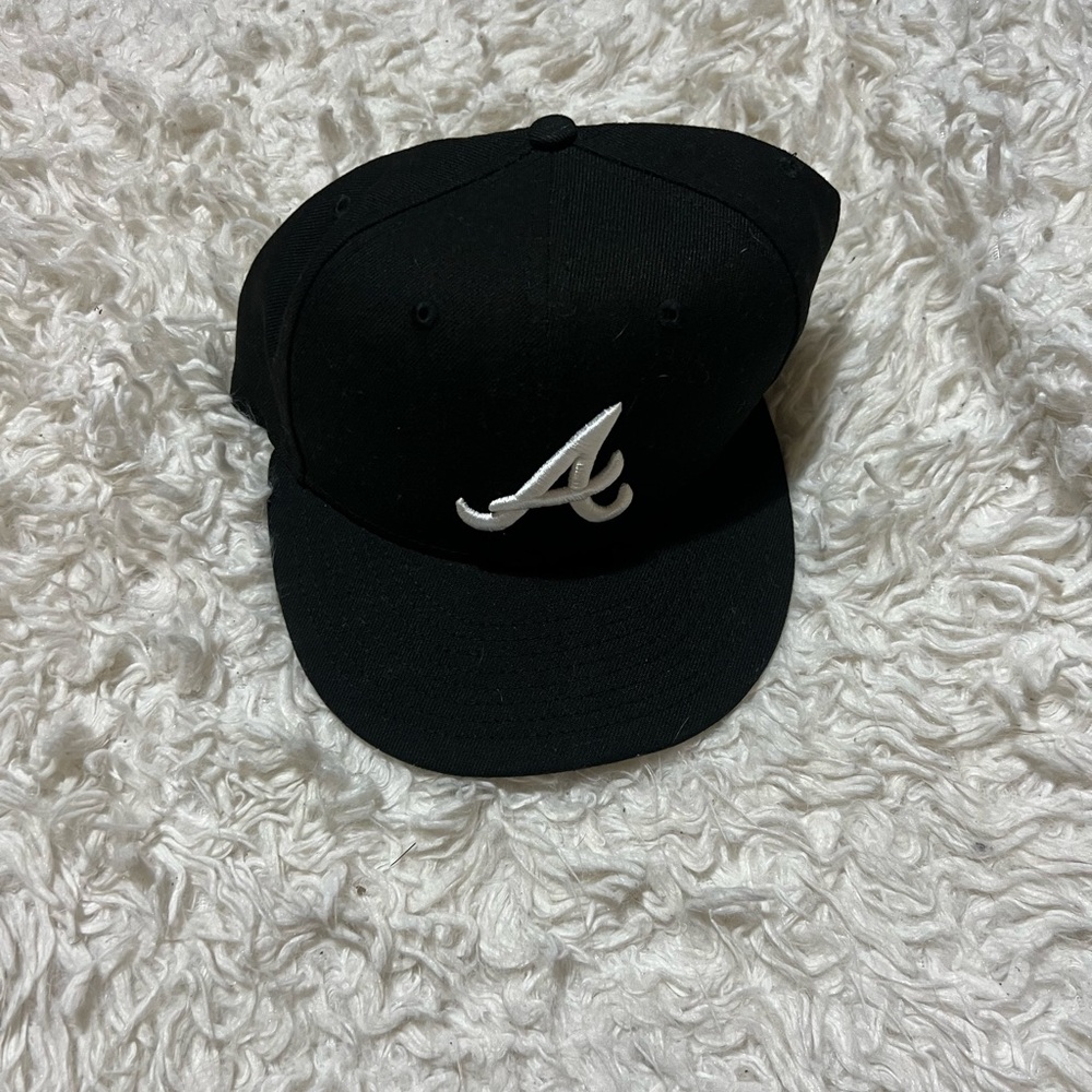 Black Cap with White Logo